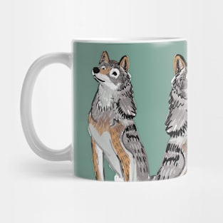 Siberian Wolves Mug